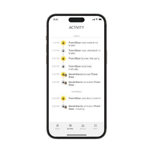 Fil d’activités Yale Home